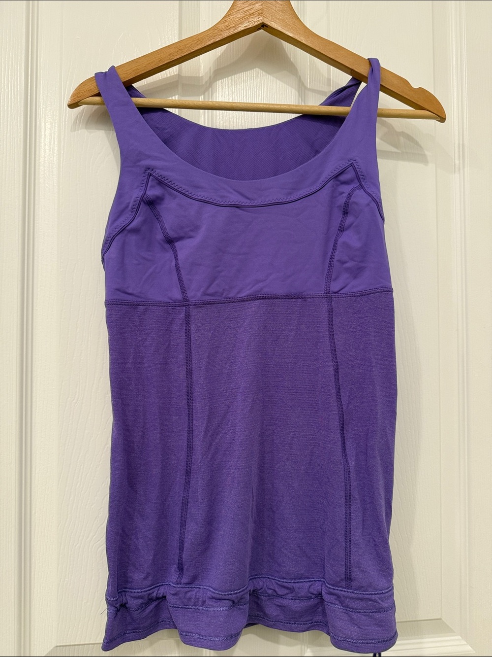 lululemon athletica Purple Scoop-Neck Athletic Tank